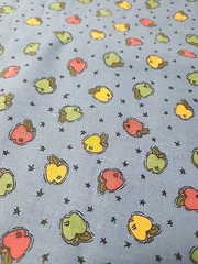 45″ X 5.6yd Pumpkin Patch Apple & Star Print Cotton Sewing Craft Quilting Fabric