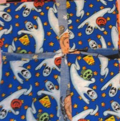 Fat Quarters FQ cotton bundle of 6 lot HALLOWEEN NOVELTY PRINTS 18X22″ pressed A