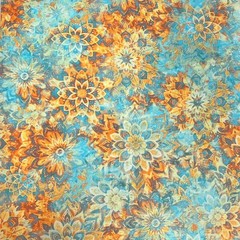 3 Yards 108″ Wide Dancing Dahlias Quilt Backing Fabric 100% Cottons Color 24