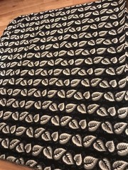 Tapestry Style Upholstery Material 1yd15inches /52” Wide Grey/Black Leaves New