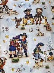 Country Rodeo Home On The Range Michael Miller Cotton Fabric 1/2 Yard 18 By 44”