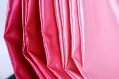 Pink Bridal Satin Fabric by the Yard, Silky Satin for Dresses and Decor