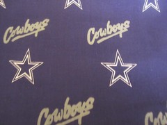 DALLAS COWBOYS NFL 100% COTTON Blue White Star 1994 BTY x 60
