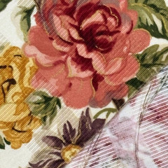 Vintage Mill Creek Cottage Core Floral GARDEN Cotton Drapery Pillow Fabric BTY