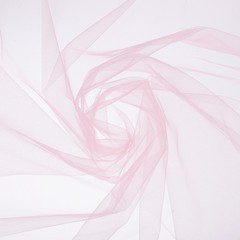 Light Pink Sheer Organza Fabric for Wedding Arch Draping, 3 Yards x 30 Inches