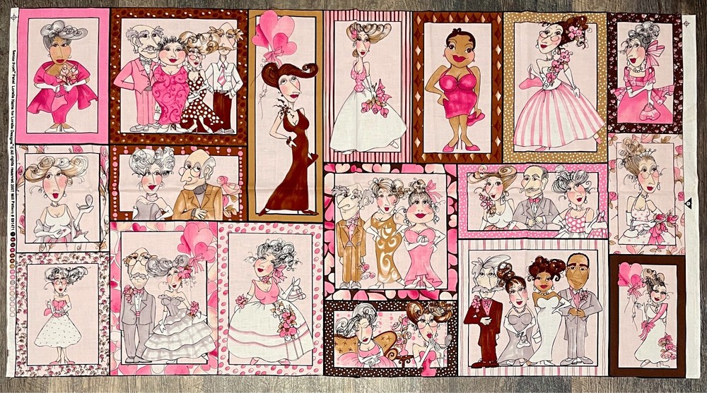 Loralie Harris SENIOR PROM PANEL 2007 Loralie Designs Cotton Fabric 23″ x 44″