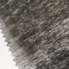 100cm Gray White Black Non-woven Fabric Linings Iron On Sewing Single-sided