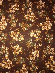 1+ Yards 50” Classic Cottons 2003 Brown Fabric F5