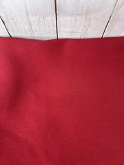 Solid Maroon Red Polyester Fabric 1.5 Yards 60 Wide Unbranded Heavy Anti Pill