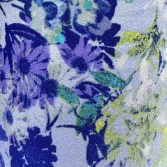 Chiffon Fabric, Abstract Artistic Floral Print(10 Styles) – By the Yard