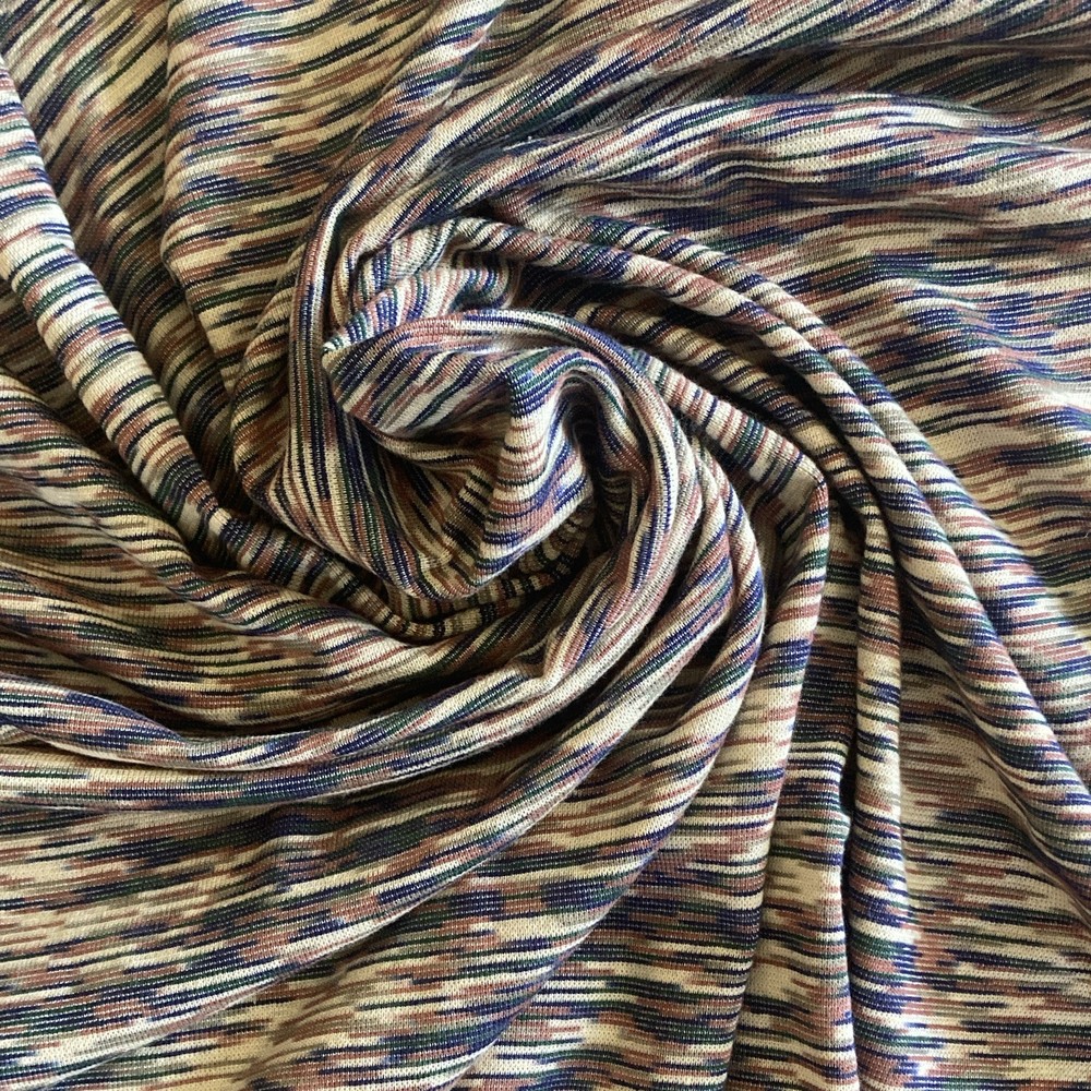 New Vintage Missoni Stretch Cotton Knit Fabric GORGEOUS 60×35!