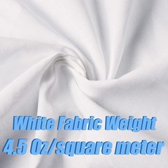 Versatile 2 Yard White Cotton Poplin Fabric, Soft & Ideal for Apparel and Crafts