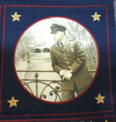 Elvis Germany Small Panel Army VIP Cranston 8 ” x 8″ Fabric 100% cotton