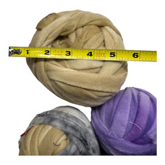 5 Fleece Fabric Rag Balls 13 oz Ready For Rugs Or Crafts Tan Purple Burgundy