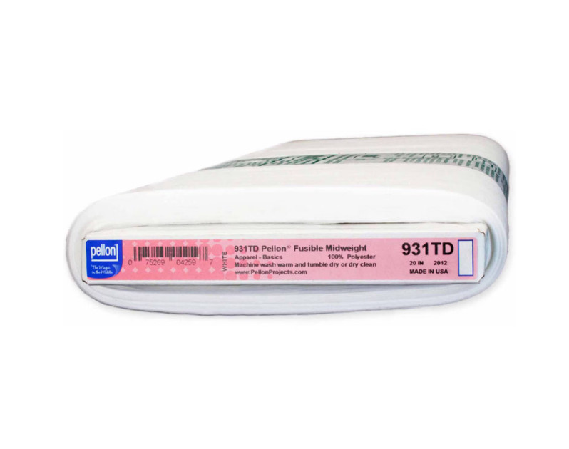 931TD Fabric Interfacing, White 20″ X 10 Yards by the Bolt