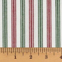 Merry & Bright Stripe 100% Cotton 44 to 45 inches wide, &