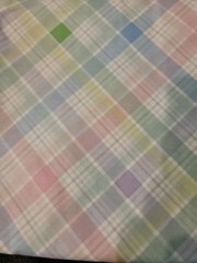 Cotton fabric Easter bunnies 4 pieces of fabric