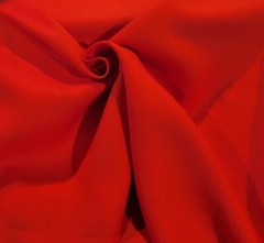 Striking Sharp Red Linen – Lovely and Cool for Suits, Tunics, Loose Slacks,