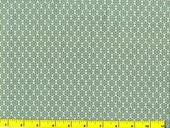 Small Daisy Flowers on Light Green Quilting Sewing Fabric 1/2 Yard #184