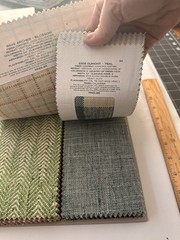 Pindler Check In Stripes Checks Solid Fabric Sample Books Craft Maker Doll House