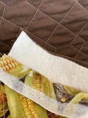 2 Yards Corn “ Farmers Market” Quilted Fabric For Sewing, Home Decor, Crafts