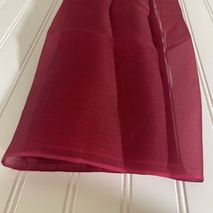 SILK WINE RED FABRIC 1 Yard x 22 Inches Wide or 36 Inches x 22 Wide
