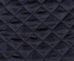 Satin Quilted Polyester Batting Fabric – BLACK 58″/60″ Width Sold By The Yard