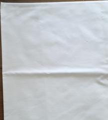 Vintage 74″x44″ White Solid Plain Fabric Material Piece Textile Sewing Cotton