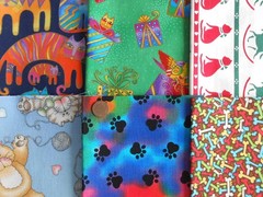 30 I SPY Cats Dogs PETS Fat/ Long Quarter Quilt Cotton Fabric Bundle