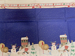 Vintage Daisy Kingdom Peppermint Hill Border Fabric 75 in Wide X 45 in Length