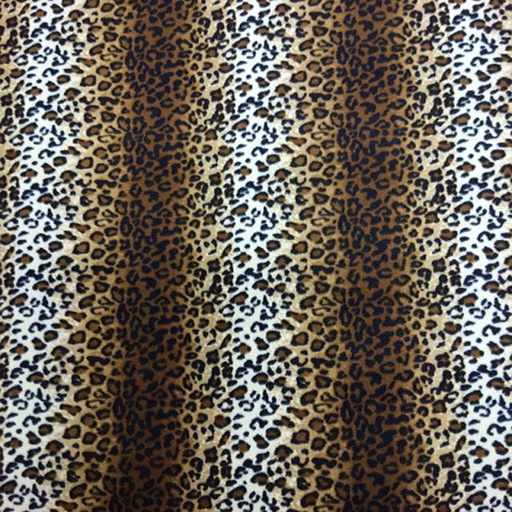 Leopard Skin Fleece Fabric – 60″ Wide – Sold by The Yard & Bolt