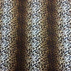Leopard Skin Fleece Fabric – 60″ Wide – Sold by The Yard & Bolt