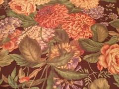 P.KAUFMANN FABRIC DECORATOR WEIGHT FLORAL 180”x 54”