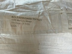 Justin David Textiles – Tolona Blue 54″ wide 56.5 yards Upholstery Fabric