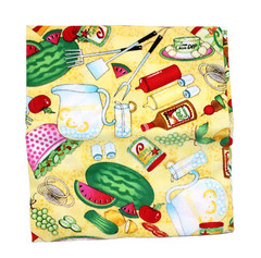 Design By the Piece Bundle of Five Fat Quarter BBQ Cookout Picnic Summer Fabrics