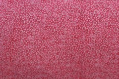 Ditzy Flower Pink Seersucker Fabric Cotton Blend Remnant 36″ x 45″