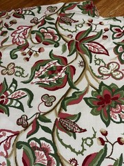 2.5 yards (54in wide) upholstery remnant fabric Alexandra Vine Table Print