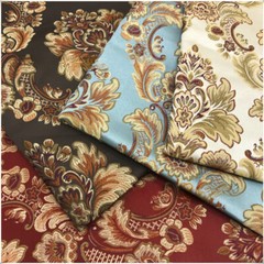 Brocade Fabric Baroque Jacquard Material Craft Floral for Tablecloth Upholstery