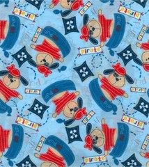 Printed Polycotton Craft Fabric Material – SAILOR PUP