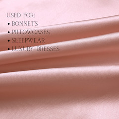 Pale Blush 100% Pure Mulberry Silk Fabric by the Yard