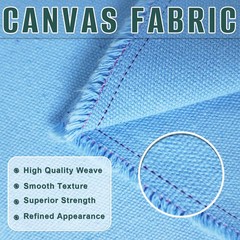 Cotton Canvas Fabric 60×40 Inches, Thick Canvas Fabric, 10oz, Suitable for Pa…