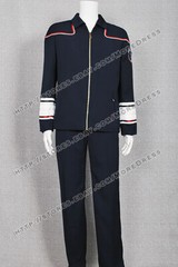 Costume Fits Star Trek Enterprise Admiral Cosplay Jacket Pants Uniform Outfit