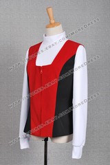 James T. Kirk Costume for Star Trek Cosplay Vest Only Red and Black Cotton