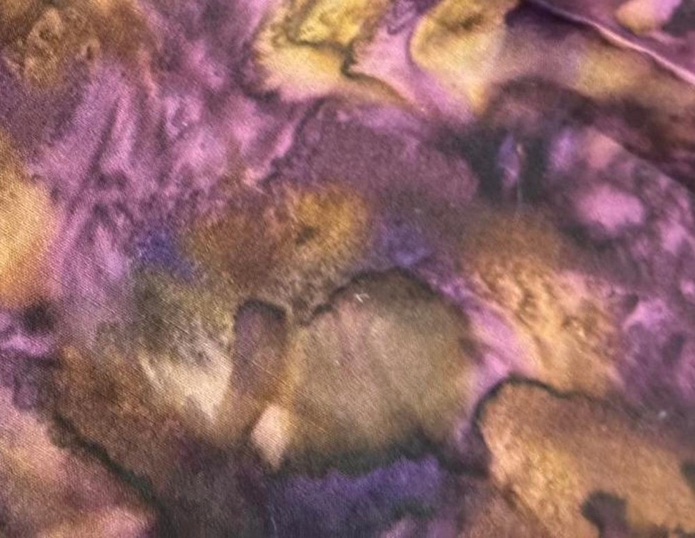 Vintage Cotton Batik Fabric – Casual Festival Crafting Material