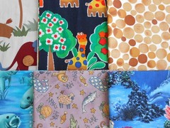 I SPY Safari JUNGLE Animal Kingdom Fat/Long Quarter 1/2 Yard Quilt Fabric Bundle