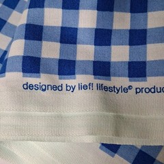 Quilting Treasures Fabric Blue White Gingham Check/Plaid 5 1/2 Yds