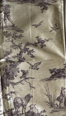 GP&J Baker Seasons Silk Taupe Designer Fabric Remnant 24″x24″