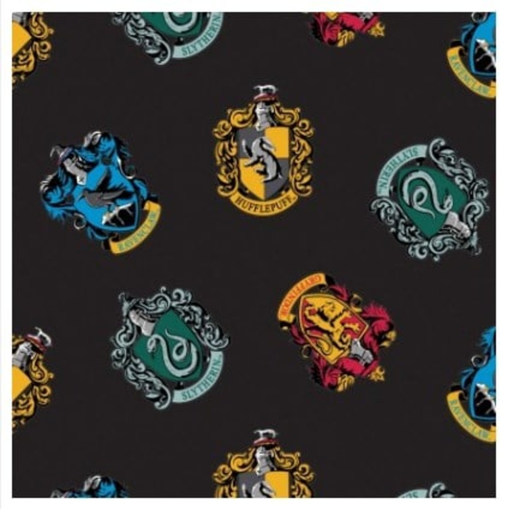 Harry Potter Houses Fleece Fabric
