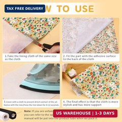UzecPk Medium Weight Fusible Interfacing for Sewing: 12″ X 30yd Interfacing Fabr