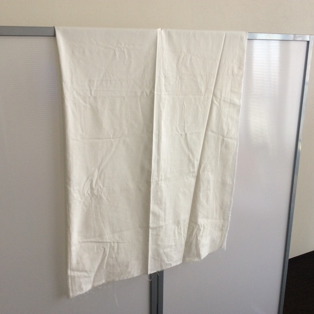 100% organic cotton twill / size W153 × 262 [cm] [5] White